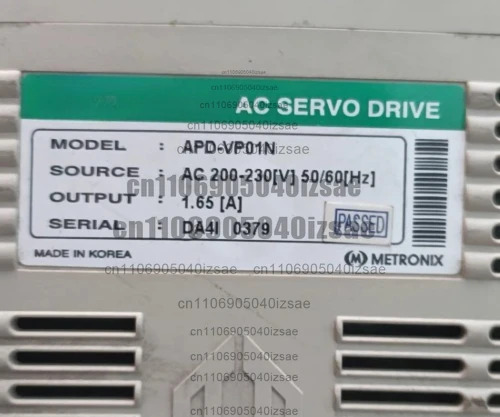 서보 드라이버 APD-VS01N 220V 1.65A 리퍼 완료
