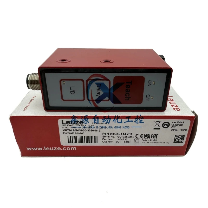 독일 Leuze 측정하기 컬러 마크 센서 KRTM 20M/N-20-3320-S12 품목 50114201
