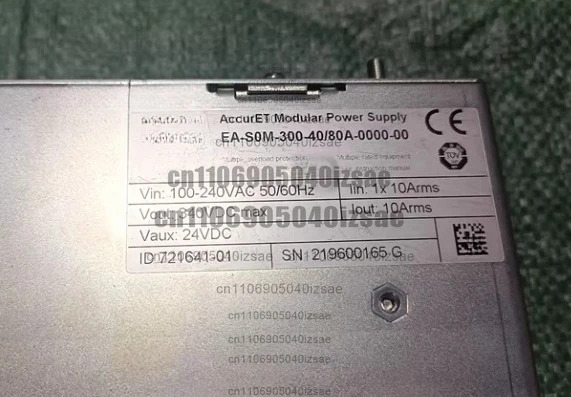 AccurET 드라이버 EA-S0M-300-40/80A-0000-00 100-240VAC 340VDC 24VDC 보조 전원공급장치 완전 작동 리퍼 완료