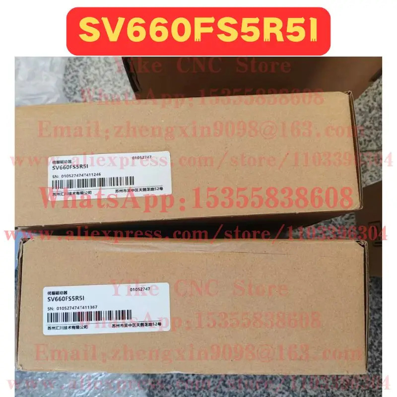 오리지널 SV660FS5R5I 서보 드라이브