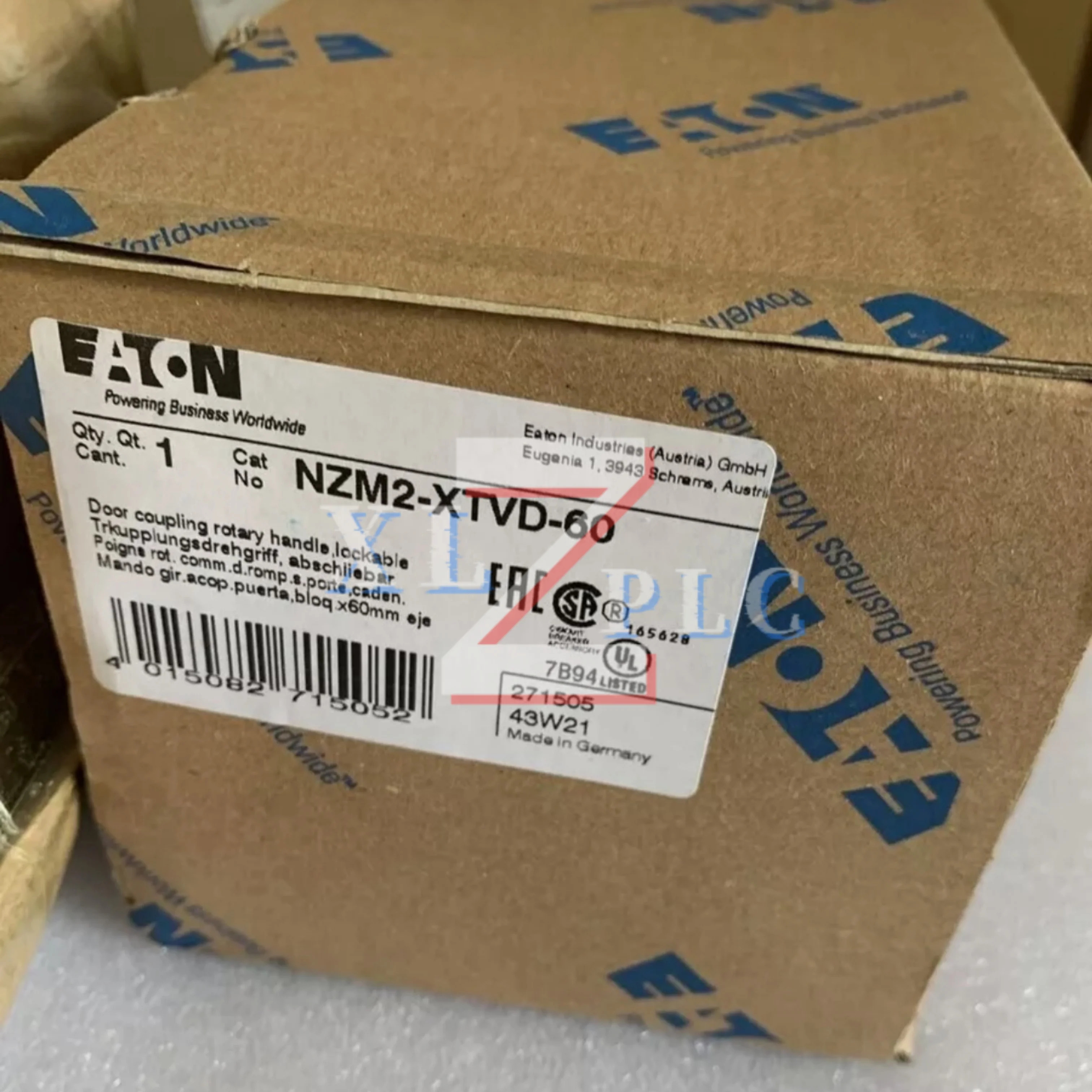 회로차단기 원본 NZM2-XTVD-60 NZM3-XTVDVR