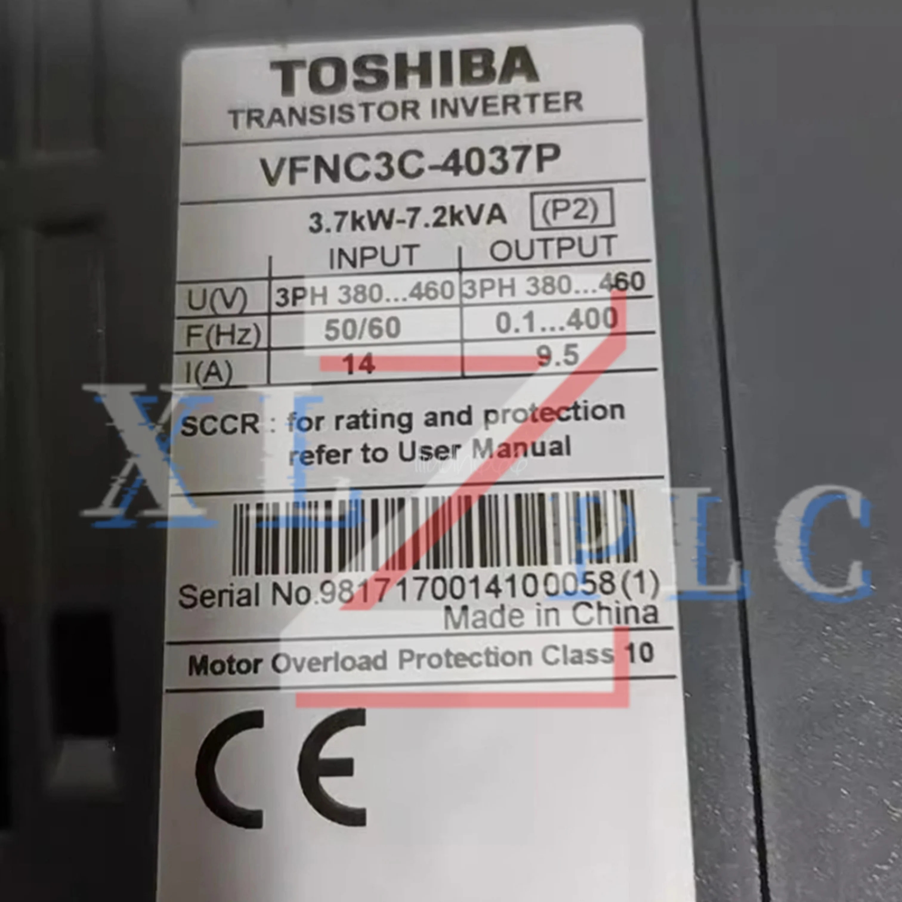 주파수 변환기 VFNC3C-4037P 3.7KW VFNC3C-4055P 5.5KW