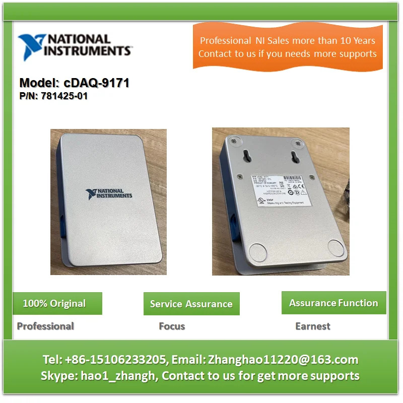NI cDAQ-9171 781425 -01 USB CompactDAQ1-슬롯