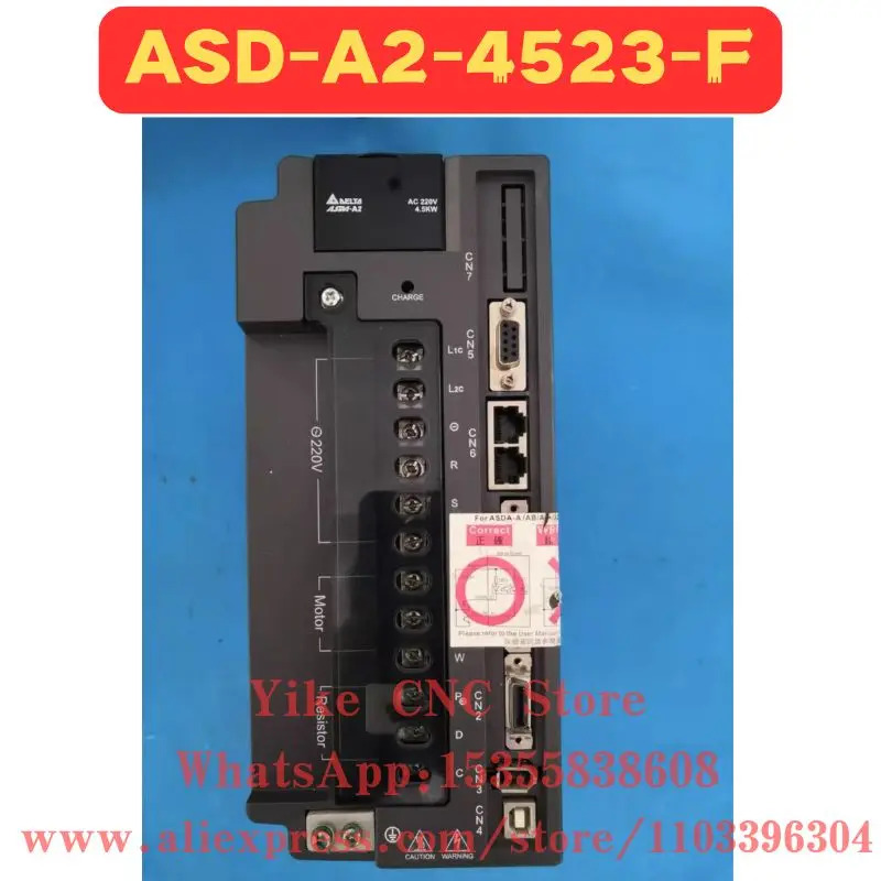 리퍼 서보 드라이브 ASD-A2-4523-F 정상 기능 완료