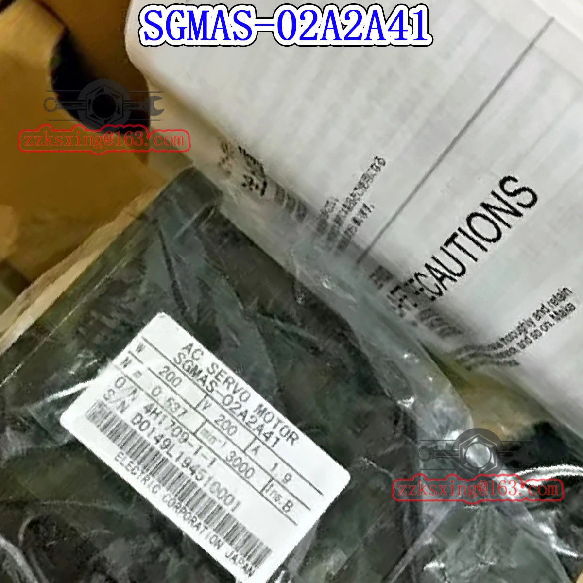 오리지널 AC 서보모터 신 SGM호환AS-02A2A41