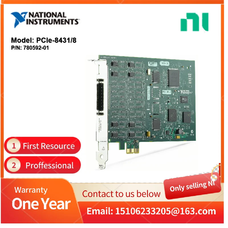 NI PCIe-8431/8 780592 -01 직렬 장비 제어
