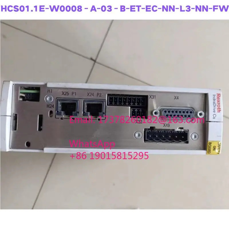 리퍼 HCS01.1E-W0008-A-03-B-ET-EC-NN-L3-NN-FW 서보 드라이브 완료