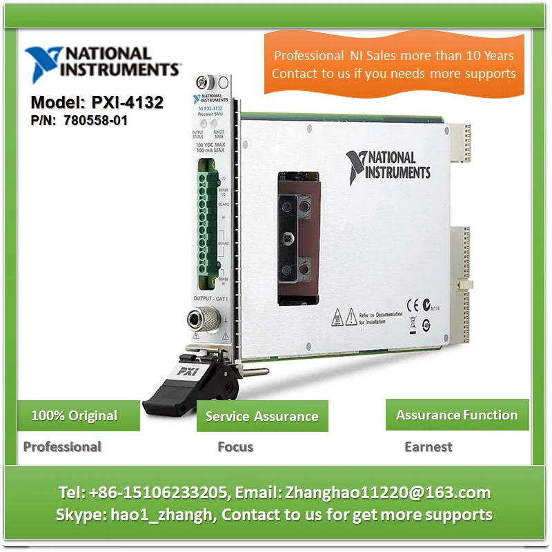 NI PXI-4132 780558 -01 프로그래밍 고전력 측정 장치SMU