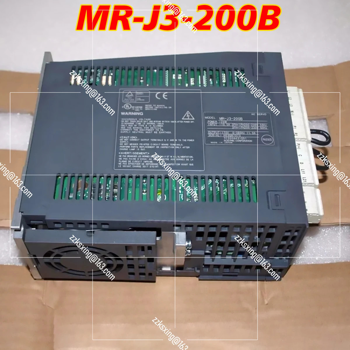 MR-J3-200B 오리지널 AC 서보 드라이버 신