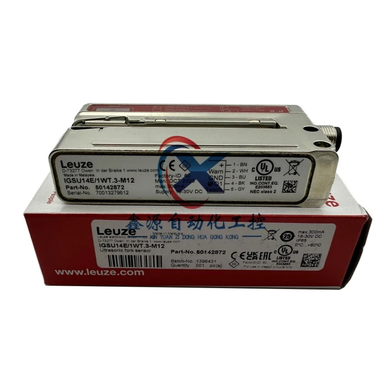 Leuze 투명 라벨 센서 IGSU 14D/6D.3-S12 IGSU14E/1WT.3-M12
