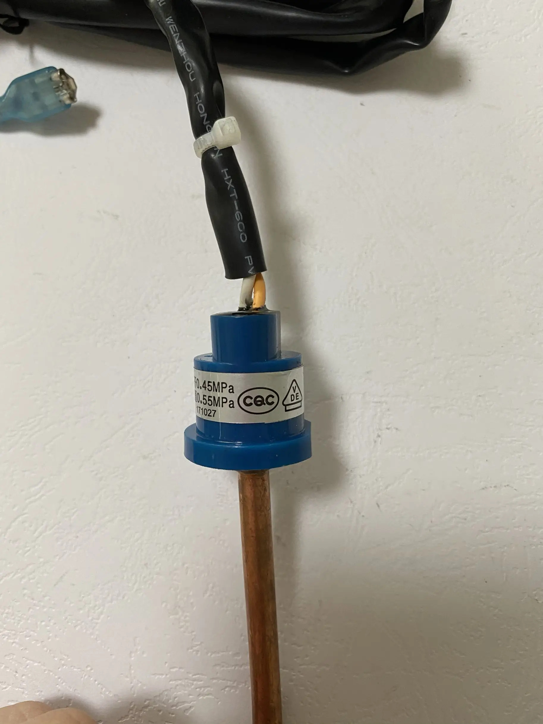 YK 압력 컨트롤러 OFF 0.45MPa ON 0.55MPa 250V 3A Changzhou Manqiwei YK0-45/0.55