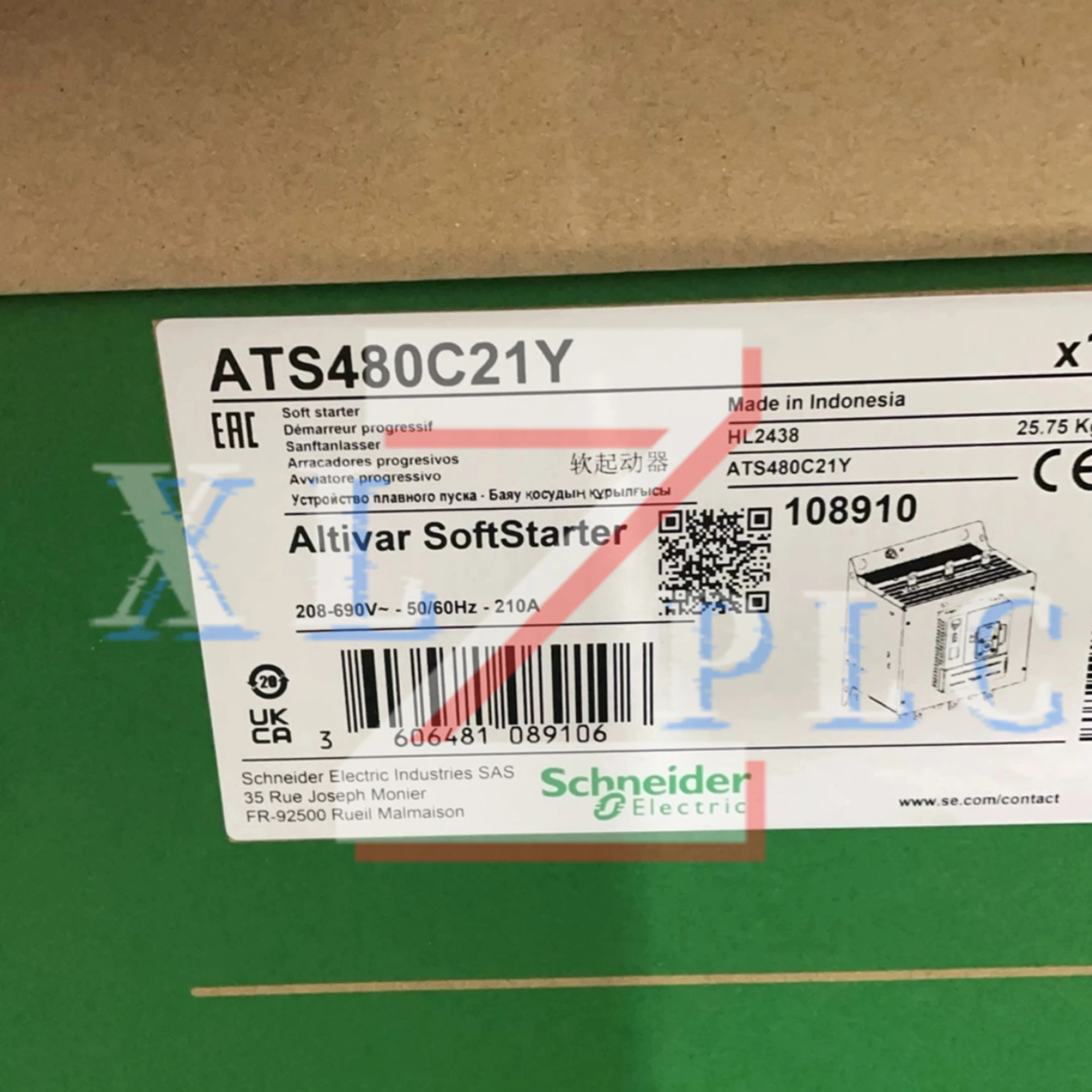 ATS480C21Y ATS480C25Y ATS480C32Y 소프트 스타터 원본