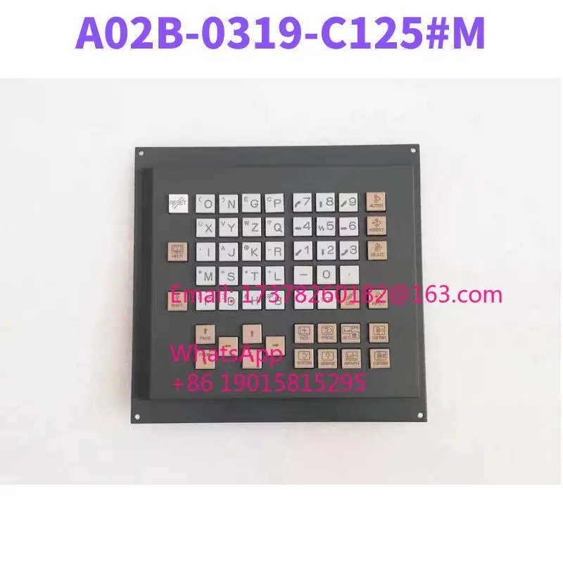 리퍼 FANUC A02B-0319-C125 M 키패드 완료