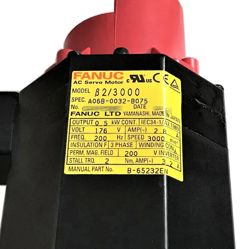 A06B-0032-B075 CNC 기계Fanuc 서보모터 리퍼 완료 A06B 0032 B075