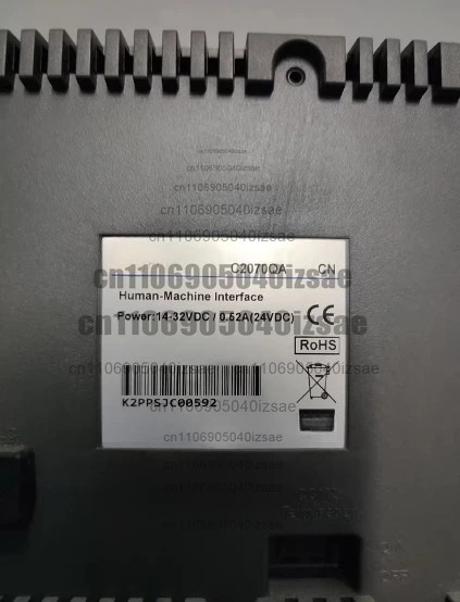 7인치 터치 스크린 C2070QA CN 14-32VDC 0.52A24VDC 완전 작동 리퍼 완료
