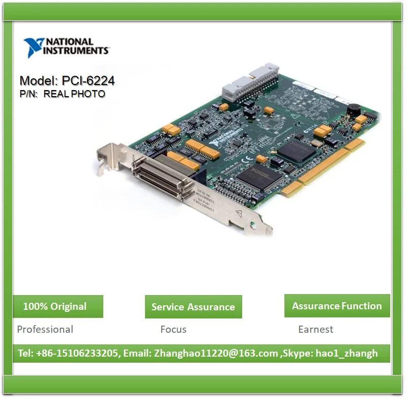 NI PCI-6224 779067 -01 32도로 AI16 250kS/s 48도로 DIO PCI I/O 장치