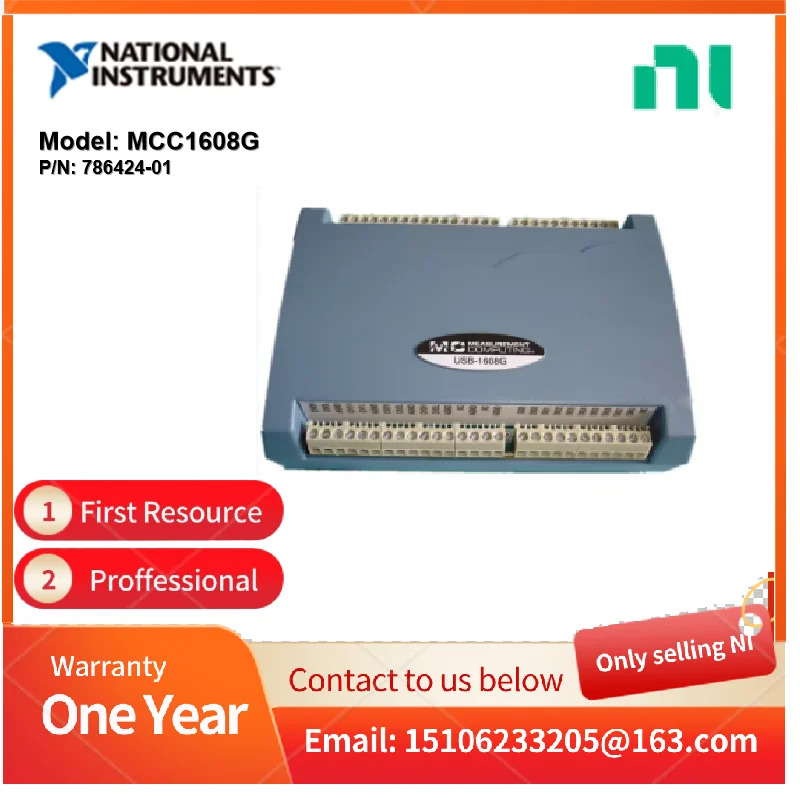 NI MCC1608G USB 데이터 수집 카드 DAQ 16 비트 250K8채널 DIFF