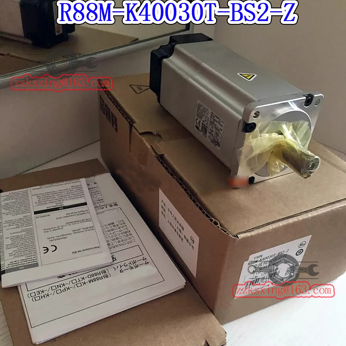 오리지널 AC 서보모터 R88M-K40030T-BS2-Z