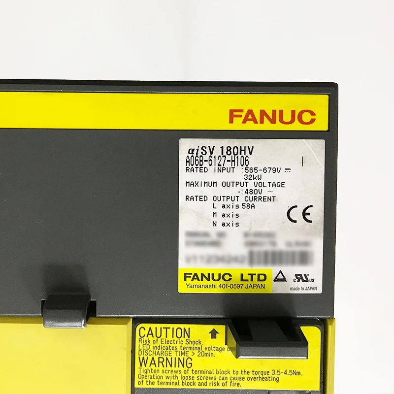 A06B-6127-H106 CNC 컨트롤러Fanuc 서보 증폭기는 Ok A06B6127H106을 리퍼했습니다.