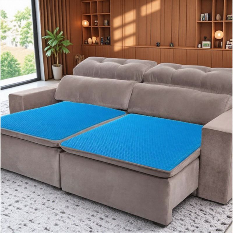실리콘 통풍패드 쿨매트 냉감 커버 벌집매트 벌집구조 젤 기능성 시원한 쿨링 - 상품 이미지