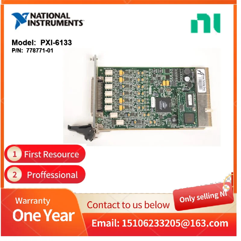NI PXI-6133 778771 -01 PXI DAQ 신호 조절
