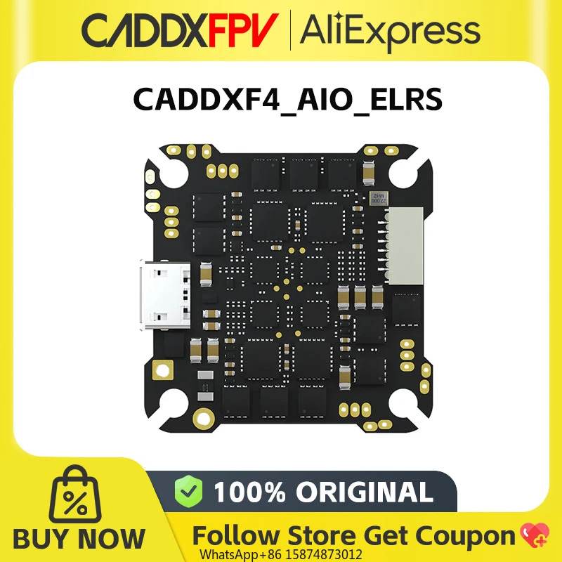 Gofilm20The GofilM20 CADDXF4 AIO ELRS F405use 리시버와 통합 비행 컨트롤러 장착