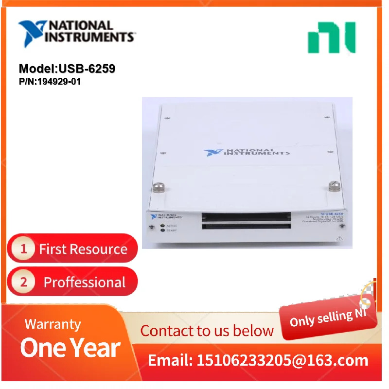 NI USB-6259 194929 -01 USB DAQ PC 기반 장치