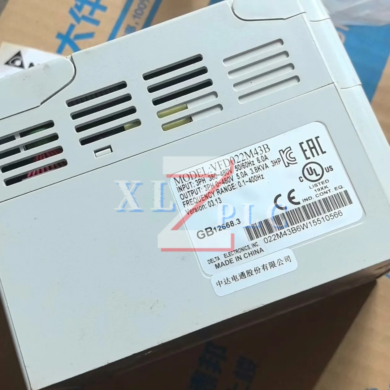 새롭게 주파수 인버터 VFD022M43B VFD037B23A VFD037CP43B-21 VFD037E43A