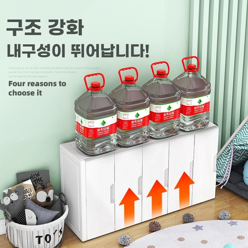 플라스틱 서랍장 드레스룸 수납함 와이드 - 상세 이미지 2