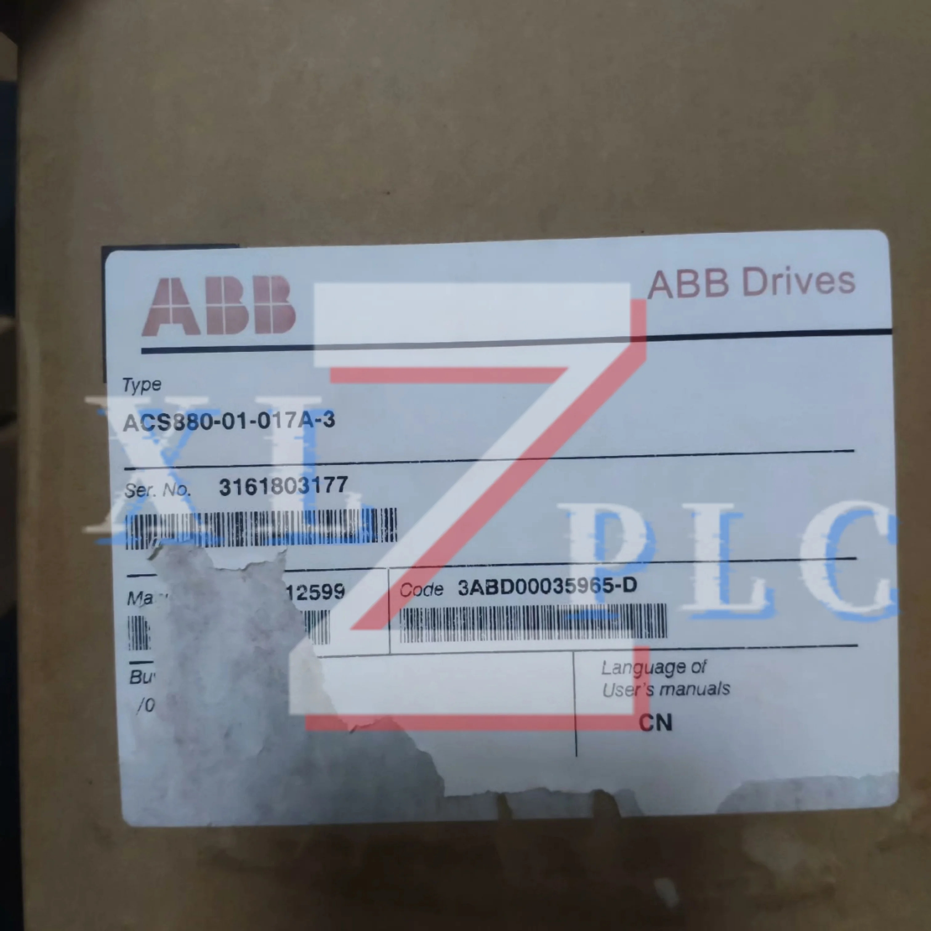 주파수 변환기 ACS880-01-12A6-3 ACS880-01-017A-3 ACS880-01-025A-3 원본