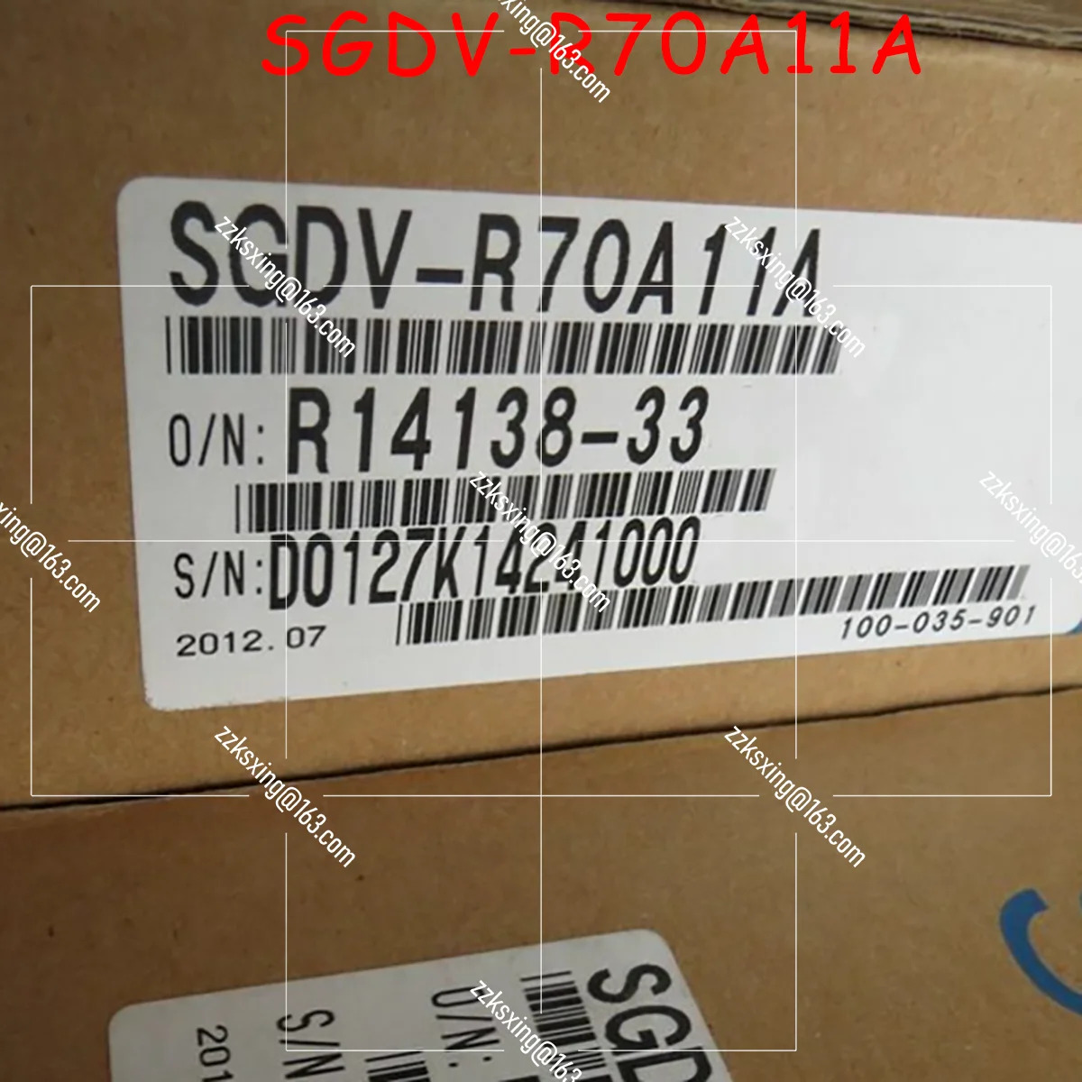 SGDV-R70A11A 오리지널 서보 드라이버