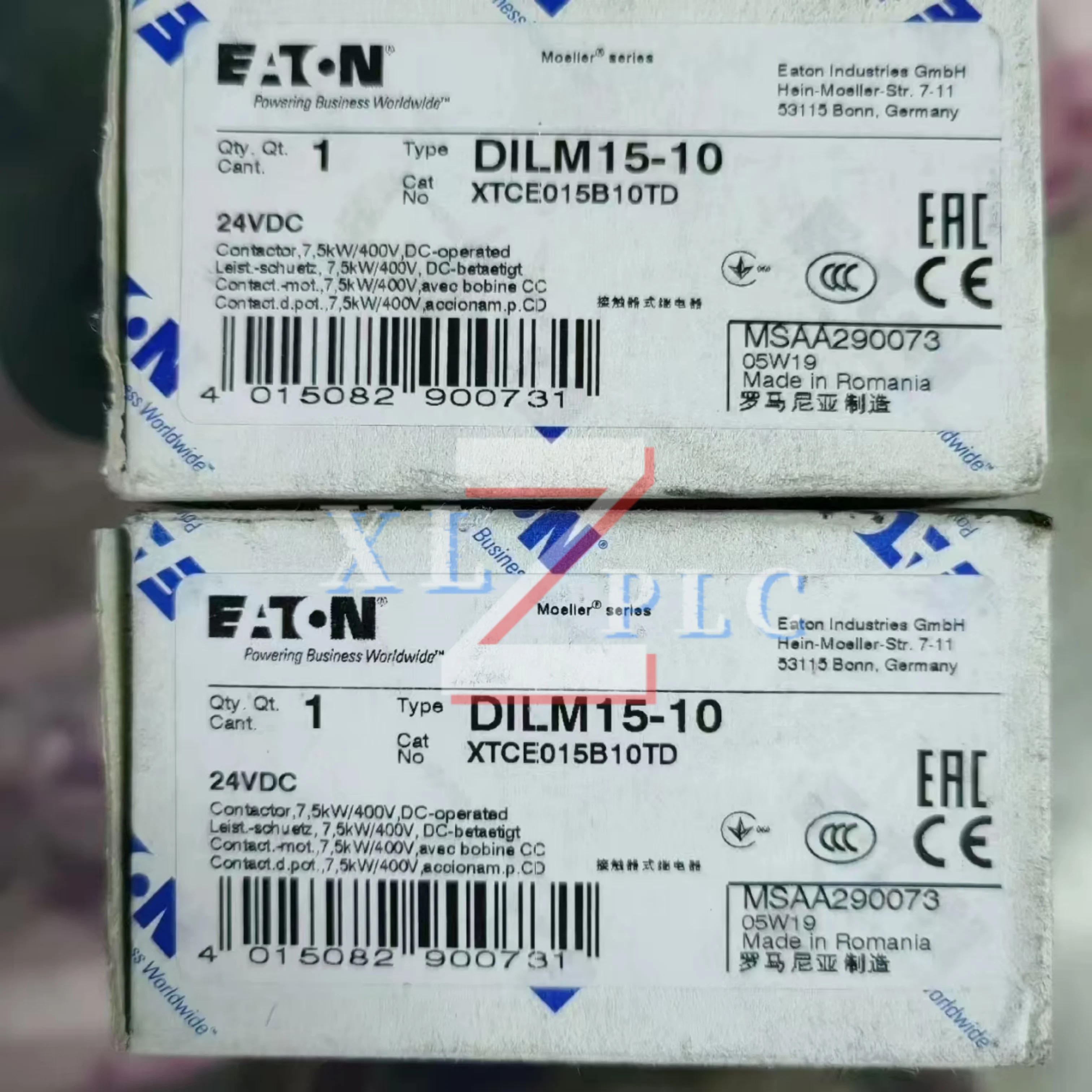 접촉기 새 DILM15-10 DC24V DILM40-11N 230V50/60HZ DILM65RDC24