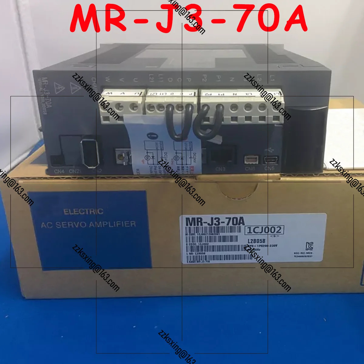 오리지널 MR-J3-70A AC 서보 드라이버 신