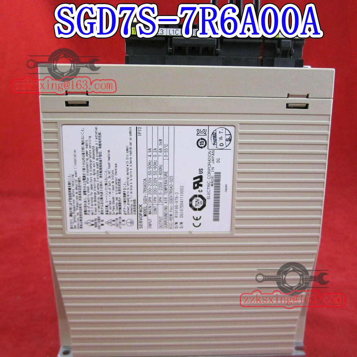 오리지널 AC 서보 드라이버 신 SGD7S-7R6A00A