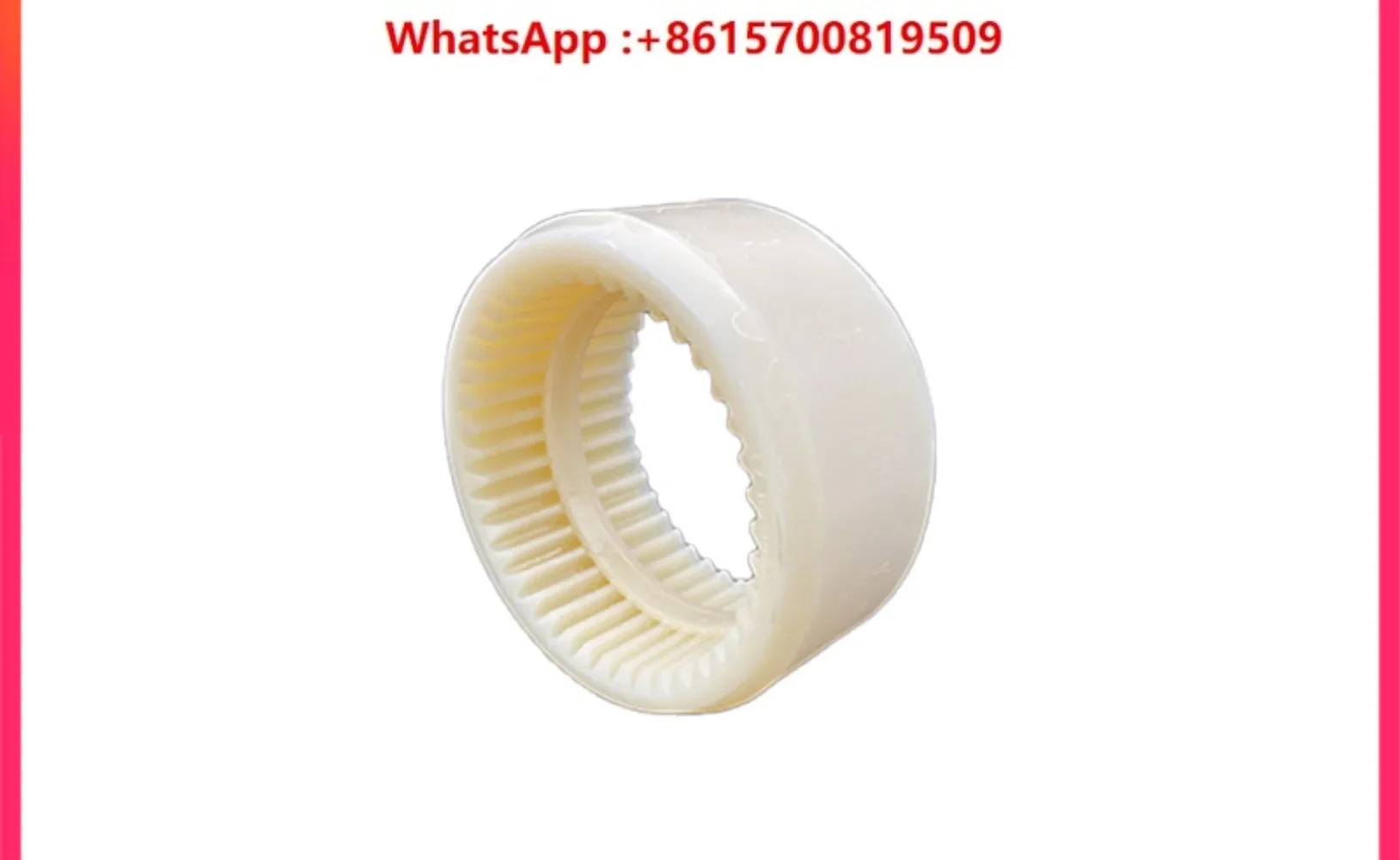 곡선 톱니 노란색 나일론 슬리브 커플링 M19 24 28 38 42 48 55 65