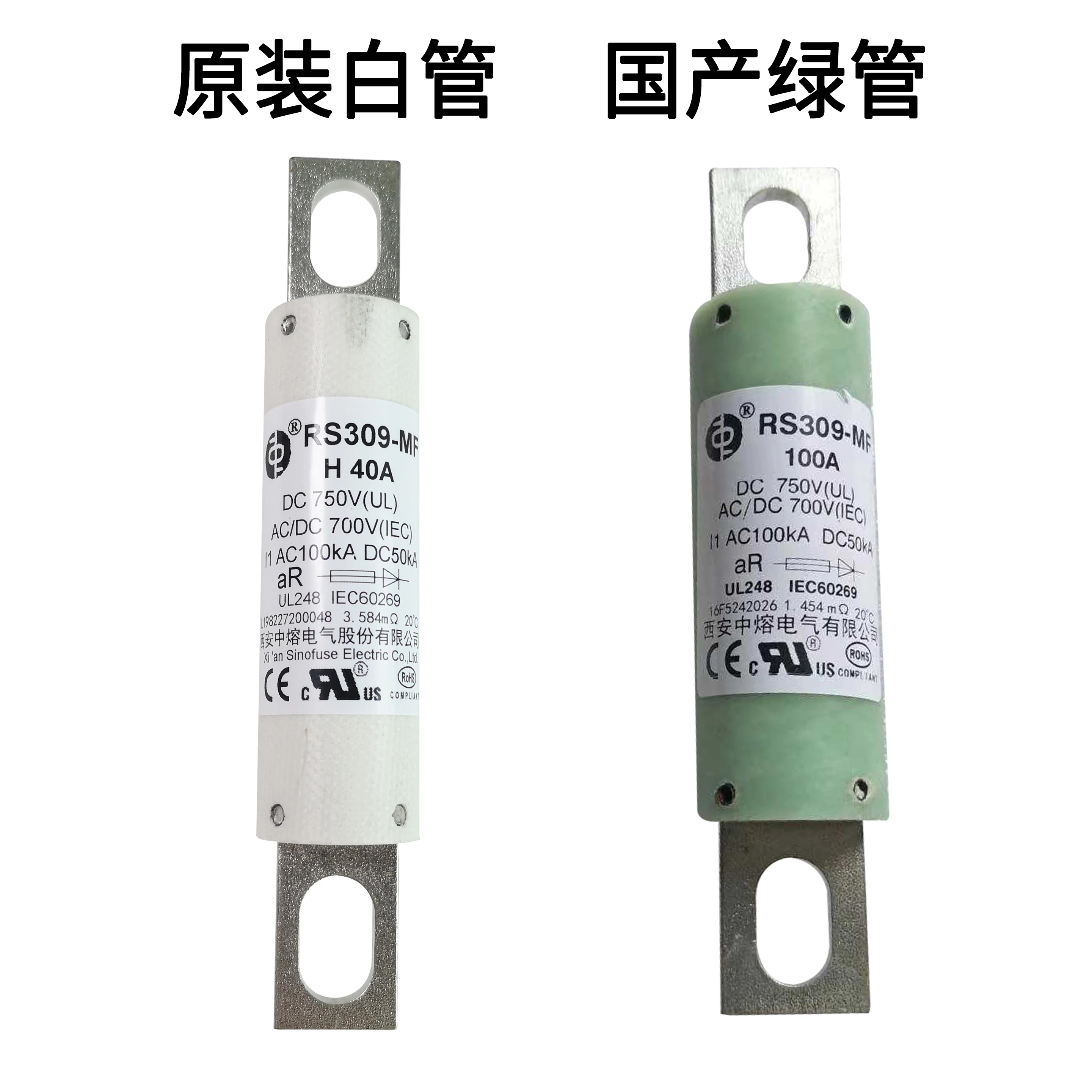 에너지 퓨즈 RS309-MF 40A50A60A70A80A100A125A150A 750VDC