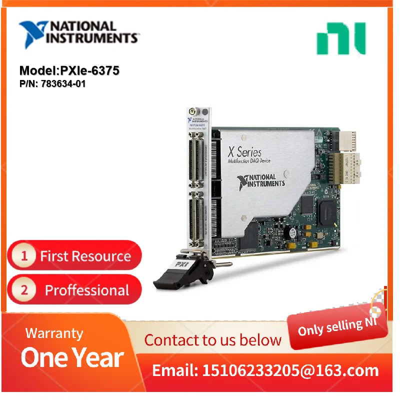 NI PXIe-6375 783634 -01 PXI DAQ 신호 조절