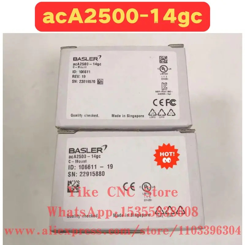 오리지널 acA2500-14gc 산업카메라