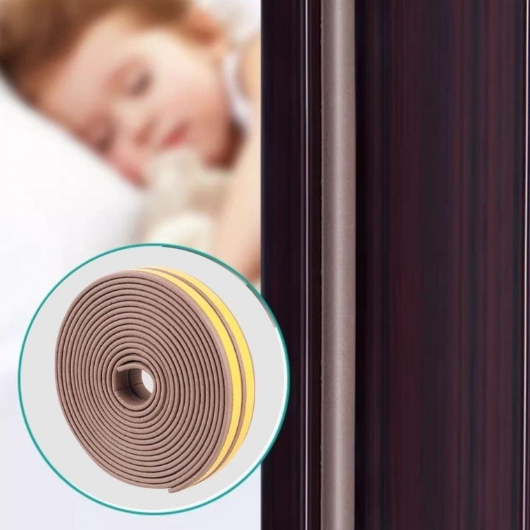 도모아 외풍 차단 창문 방음 창틀 바람막이 고무 패킹 2mm x 9mm 문풍지 문틈막이 실리콘 - 상품 이미지