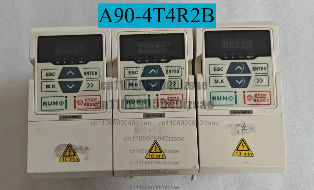 주파수 변환기 A90-4T4R2B 1.5KW 380v 완전 작동 리퍼 완료 OK