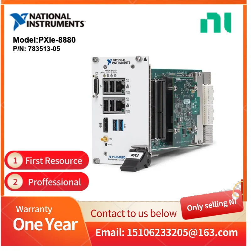 NI PXIe-8880 783513-0518 PXIe 2.3 GHz 옥타코어 PXI 컨트롤러-PXie-8880 제온 임베디드 컨트롤러입니다