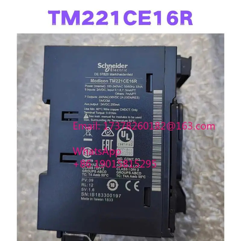 TM221CE16R PLC 컨트롤러
