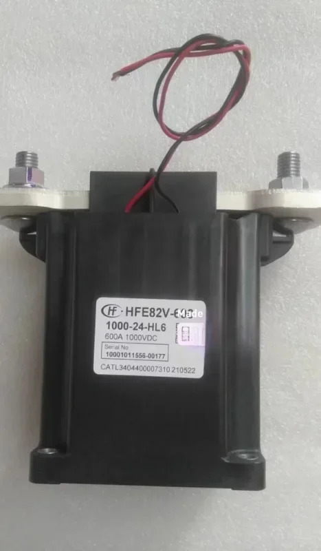 에너지 릴레이 HFE82V-600-1000-24-HL6 코일 24V 내전압 1000V 600A
