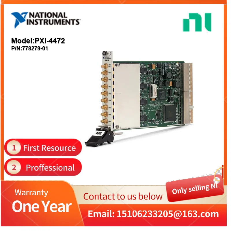 NI PXI-4472 24비트 진동 최적화 동적 신호 수집 모듈