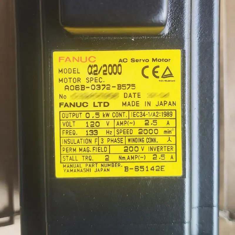A06B-0372-B575 Fanuc AC 서보모터 리퍼 완료 A06B 0372 B575
