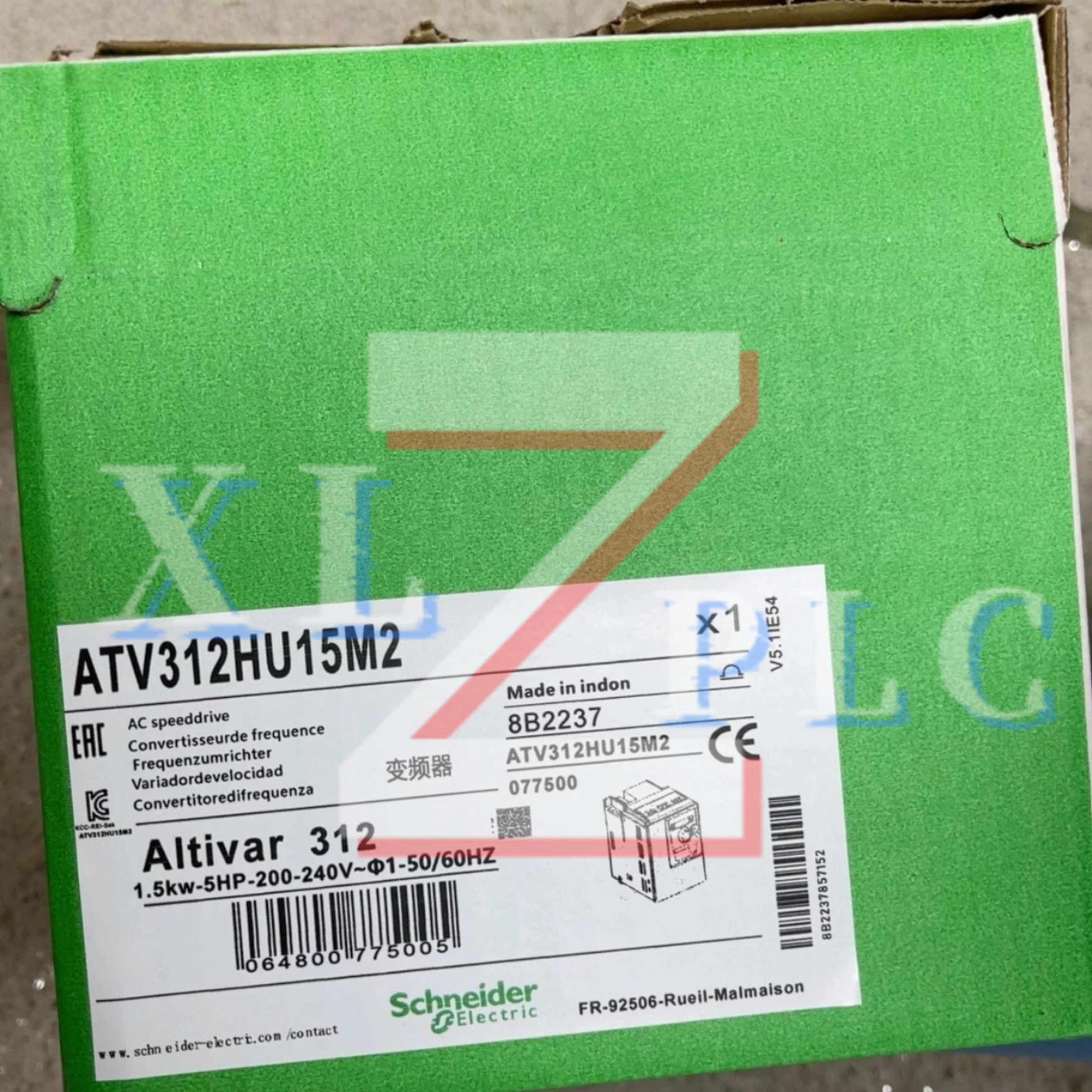 주파수 변환기 ATV312HU15M2 200-240V 1.5KW ATV312HU15N4 380-500V