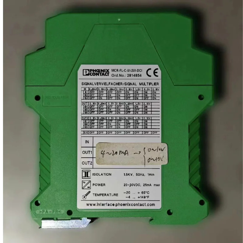 리퍼 MCR-FL-C-UI-2UI-DCI-NC 2814854 절연 증폭기 OK