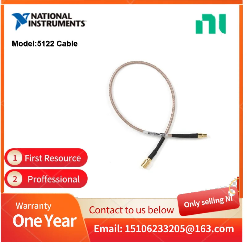 NI 5122 케이블 189919 -0R5 오실로스코프/디지타이저 모듈형 기기