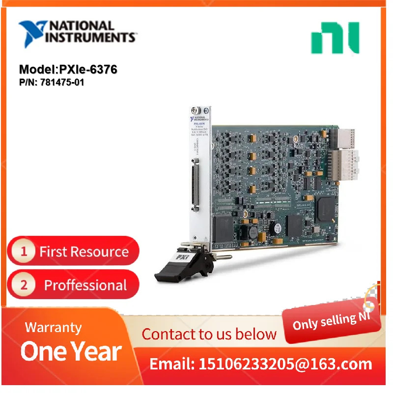 NI PXIe-6376 781475 -01 PXI DAQ 신호 조절