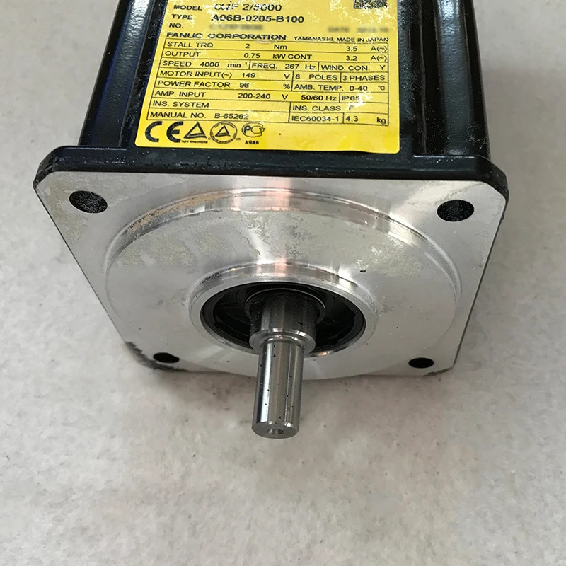 A06B-0205-B101 CNC 기계Fanuc AC 서보모터 리퍼 완료 OK A06B 0205 B101